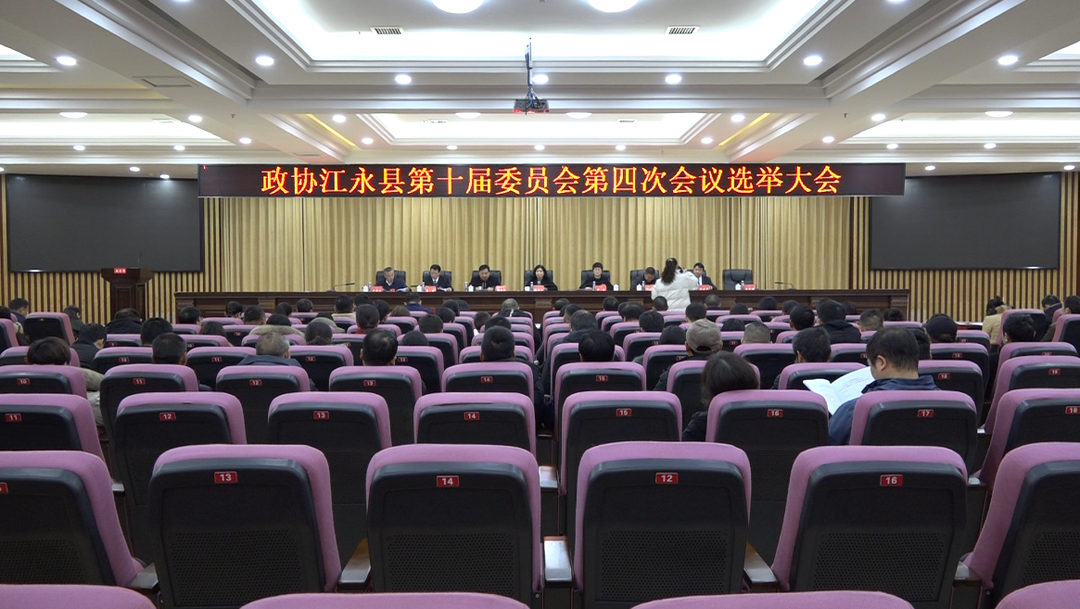 政协江永县第十届委员会第四次会议举行选举大会