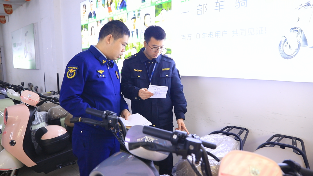 江永县开展电动自行车联合检查 筑牢安全防线