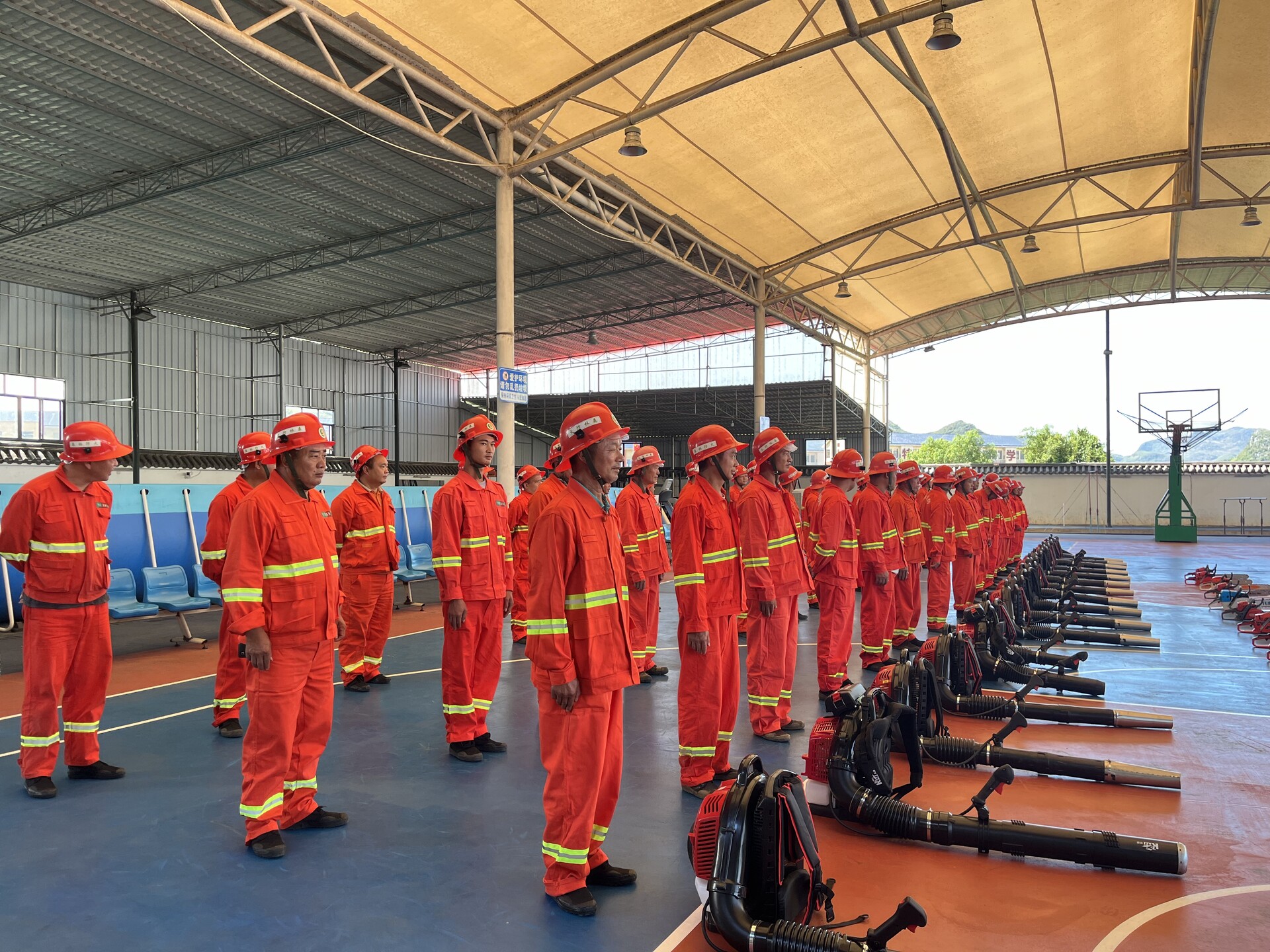 江永县应急管理局开展森林消防队伍综合能力实测