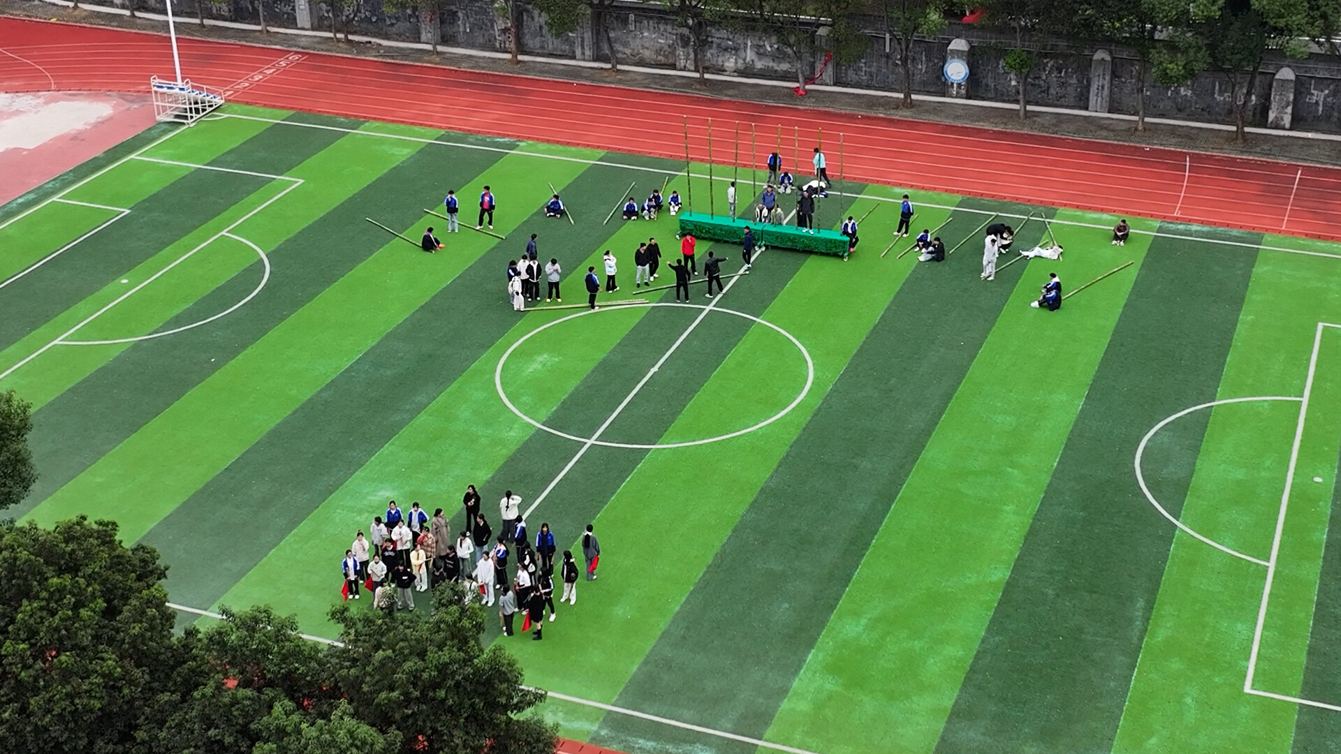 江永:非遗竹梆“敲”进湘超 《竹梆跃湘超》备战永州助赛事