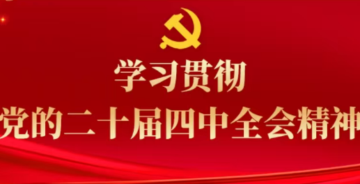 学习贯彻党的二十届四中全会精神