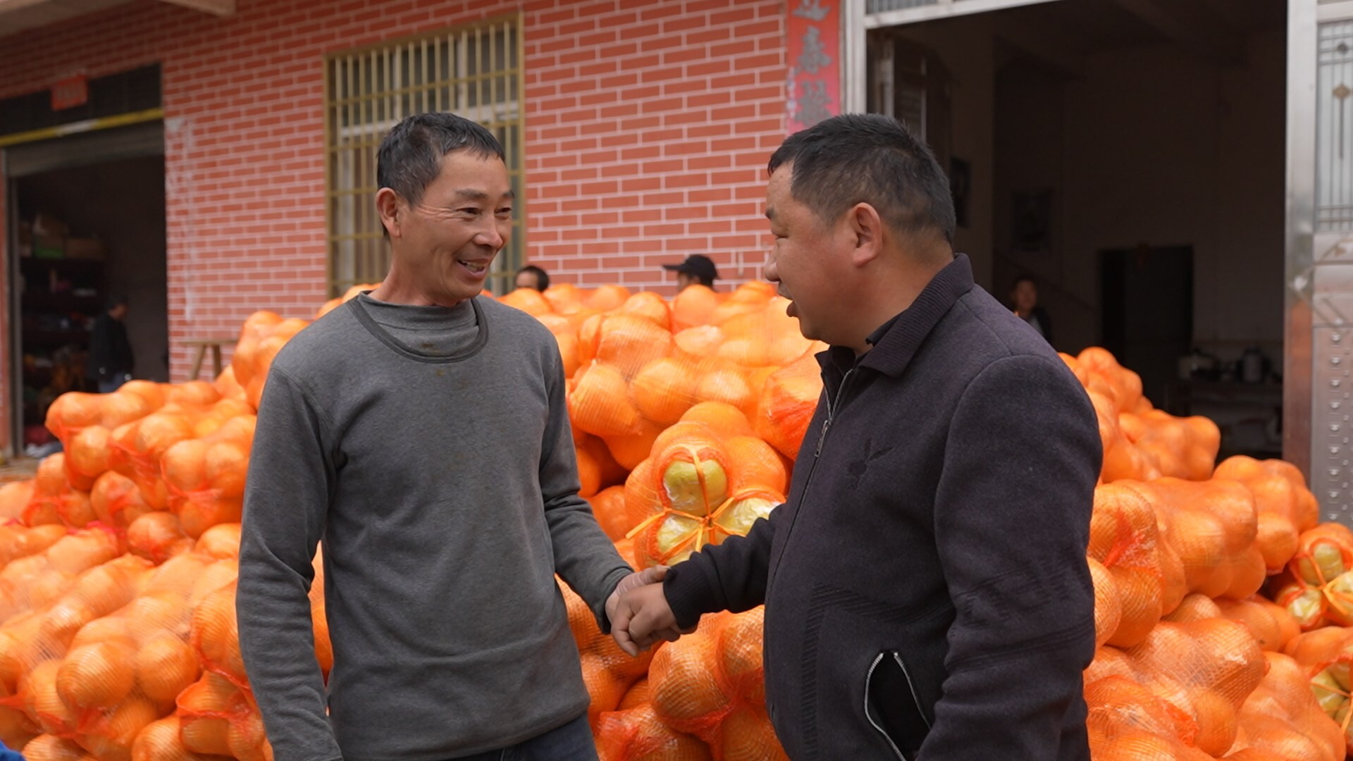 岳阳客商千里助销江永香柚